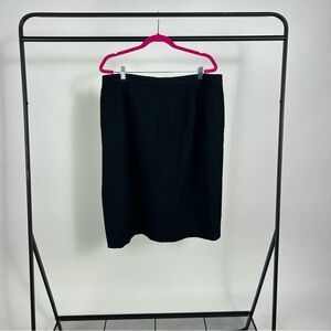 Vintage Black Womens Black Skirt- Ellen Kaye